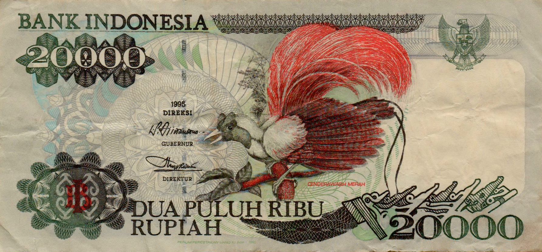 Indonesia 20000 1996 XF P-135/b